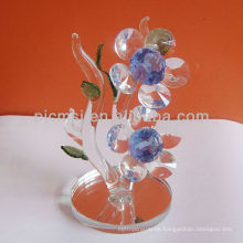 Nette Kristallglas-Blume für Geschenke u. Inneneinrichtung ZW-M005